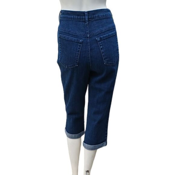 542810..Gloria Vanderbilt Crop Jeans Size 8 , W28" 17" Inseam 11"Rise - Picture 3 of 5